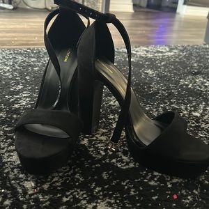 All black 3 inch heels!